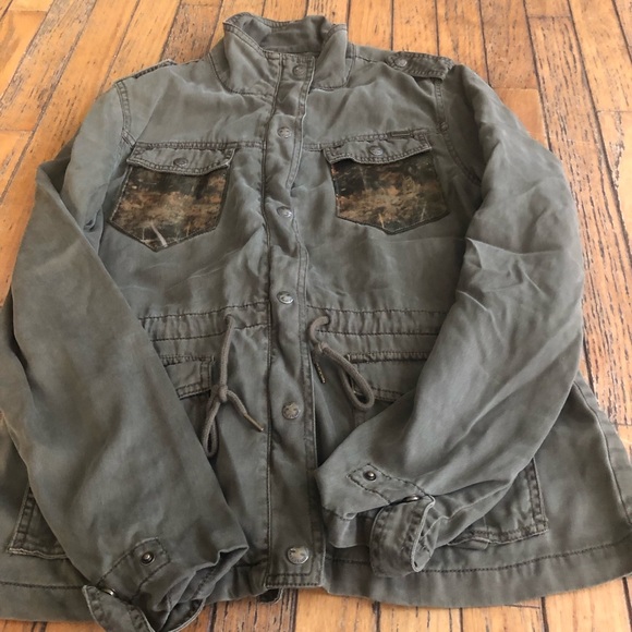 Max Jeans Jackets & Blazers - Olive Green Military Style Jacket